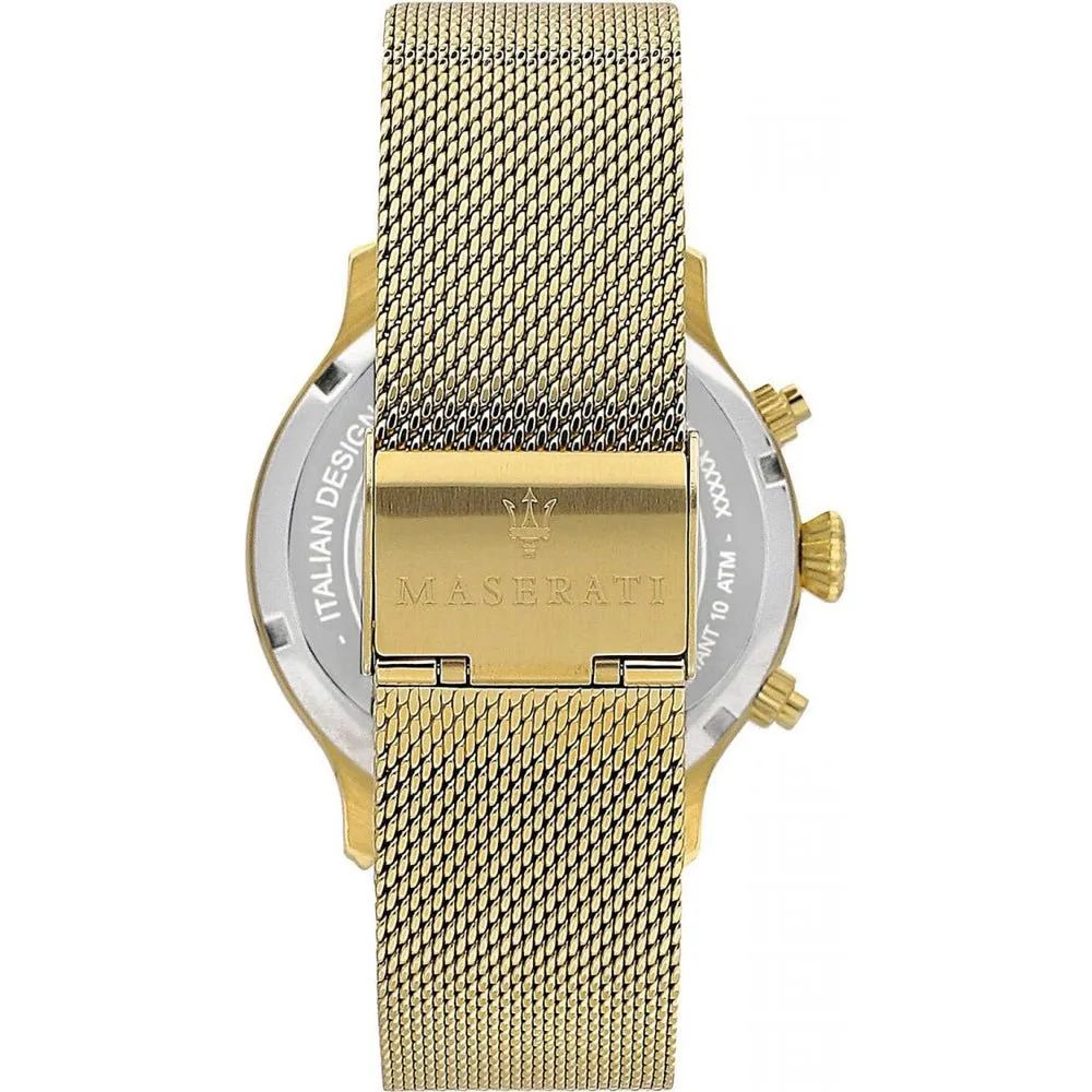 Maserati - Epoca Gold Tone Steel Mesh Watch R8873618014
