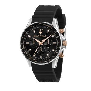 Maserati Sfida Black Dial 44mm Watch