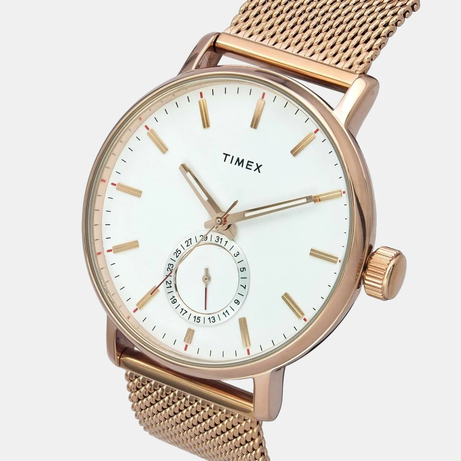 Men White Analog Stainless Steel Watch TWEG20002