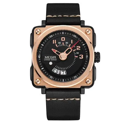 Men's Square Dial Elegant Quartz Watches