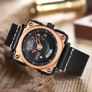 Men's Square Dial Elegant Quartz Watches