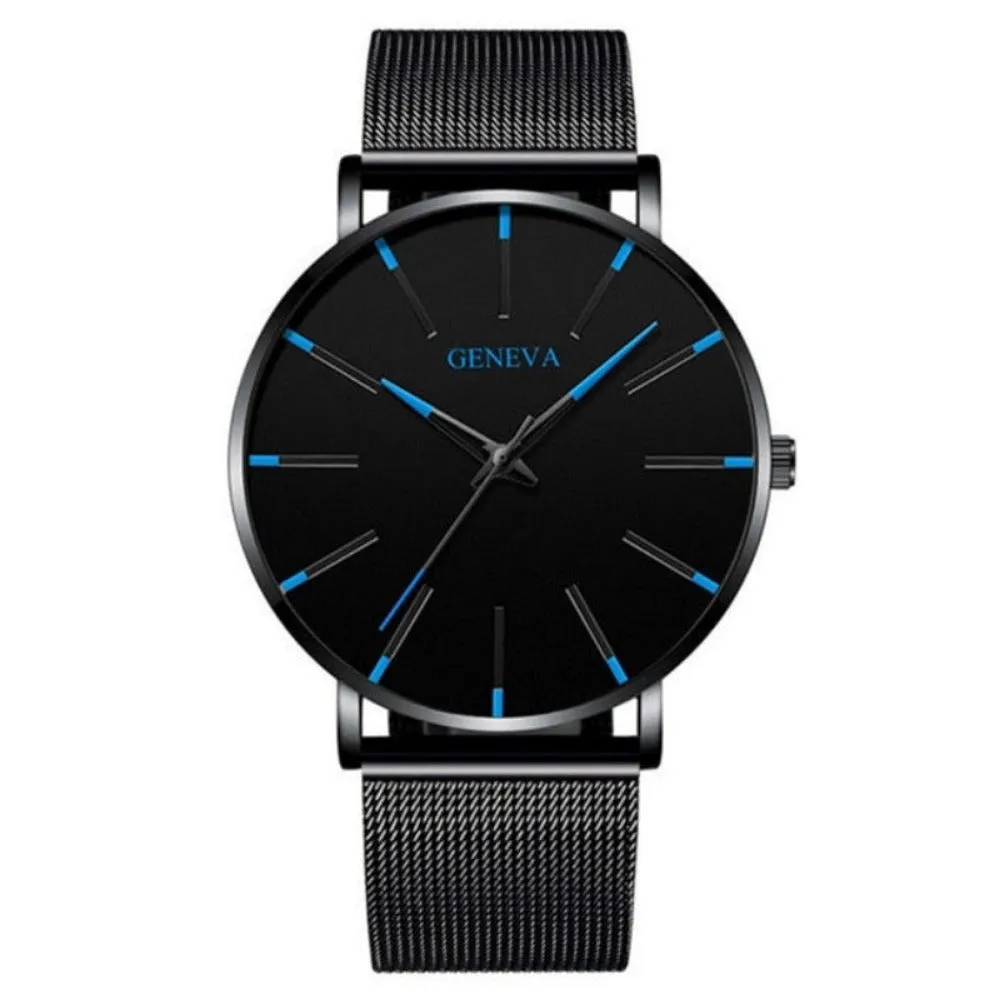 men's watches stainless mesh straps analog usa quartz wristwatch ✈️ free.shipping