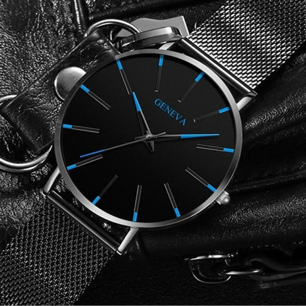 men's watches stainless mesh straps analog usa quartz wristwatch ✈️ free.shipping