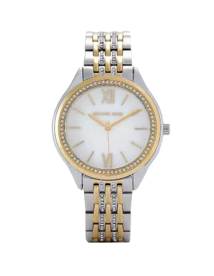 Michael Kors - Women’s Quartz Stainless Steel Silver White 36mm Watch MK7084