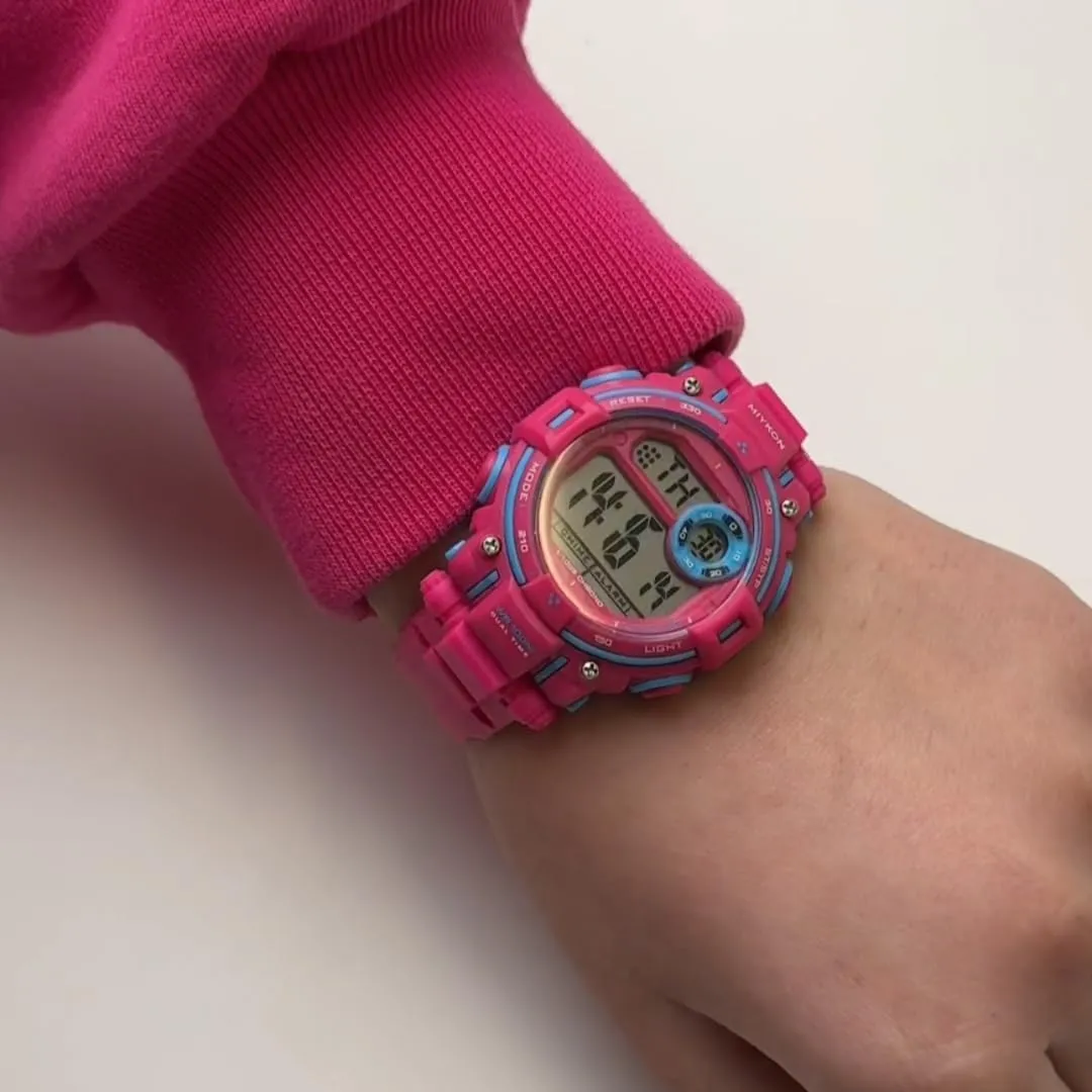 Miykon Waterproof Watches for Women | Sports Digital Watch Womens | Lightweight and Shockproof Resin, Super Illuminator, Stopwatch and Timer, Alarm, Dual Time, 24hr Military Time, 100M Water Resistant