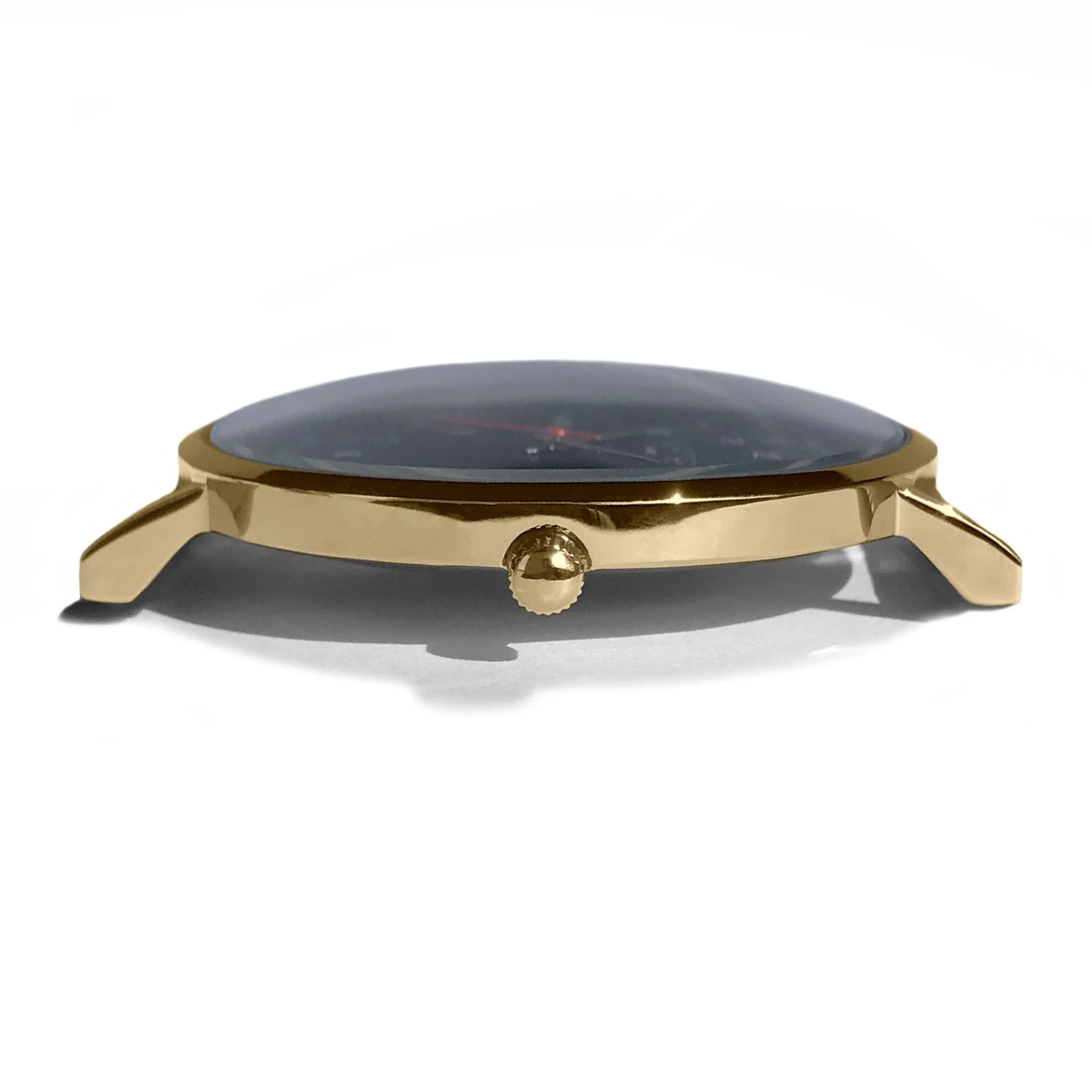 Moderna Vegan Leather Watch Gold, Black & Lilac
