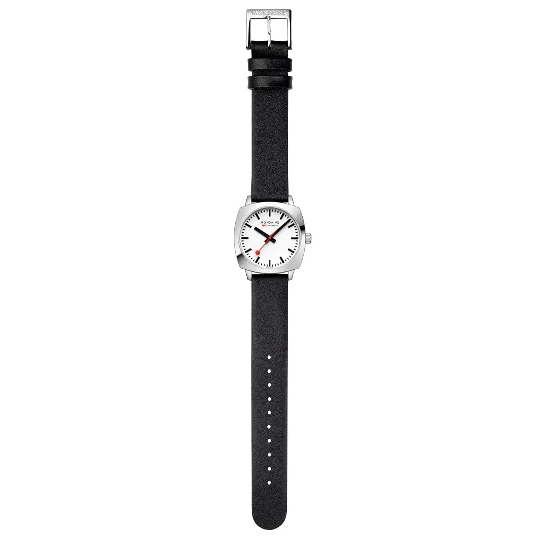 MONDAINE PETITE CUSHION, BLACK, 31 MM- MSL.31110.LBV