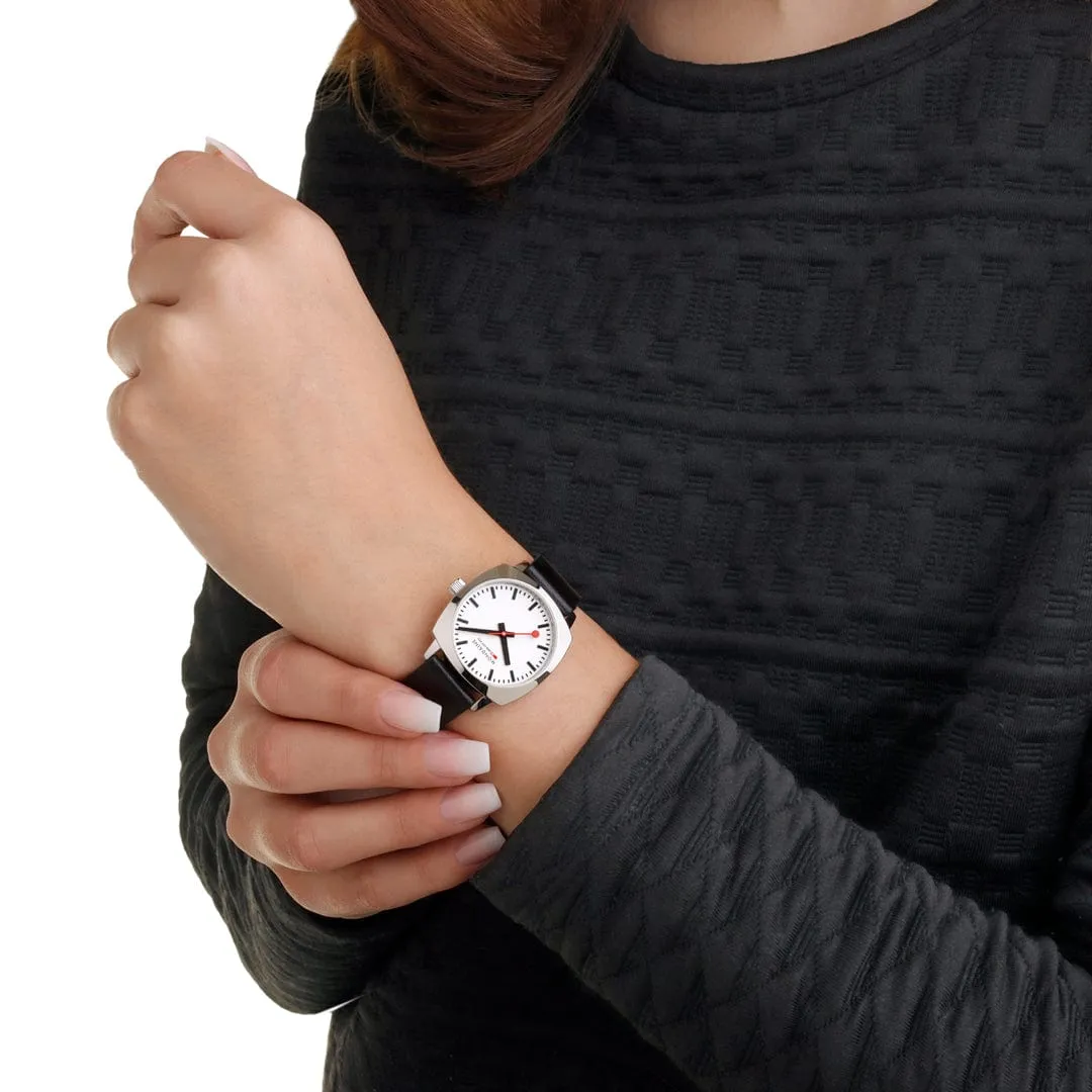 MONDAINE PETITE CUSHION, BLACK, 31 MM- MSL.31110.LBV