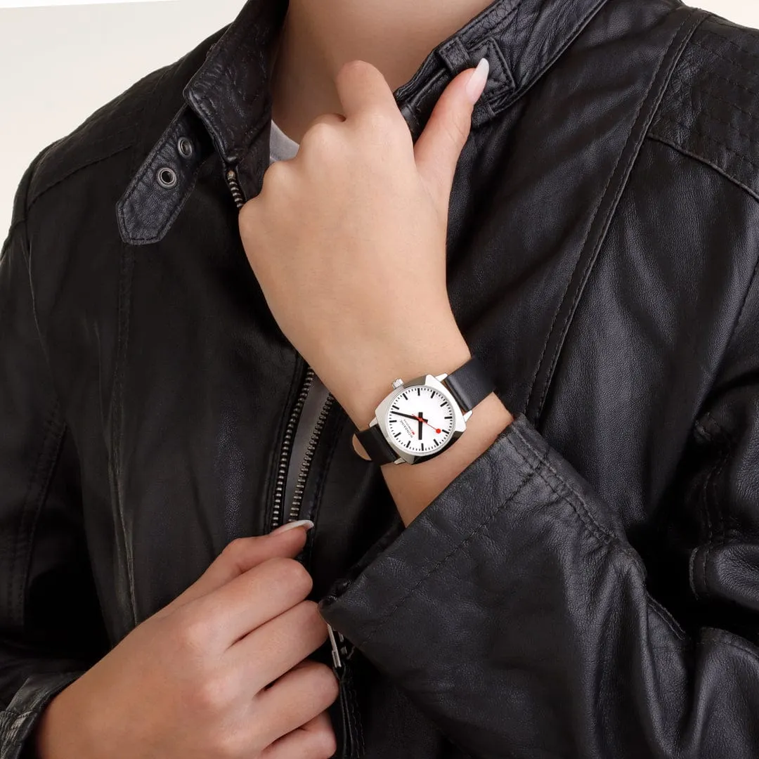 MONDAINE PETITE CUSHION, BLACK, 31 MM- MSL.31110.LBV