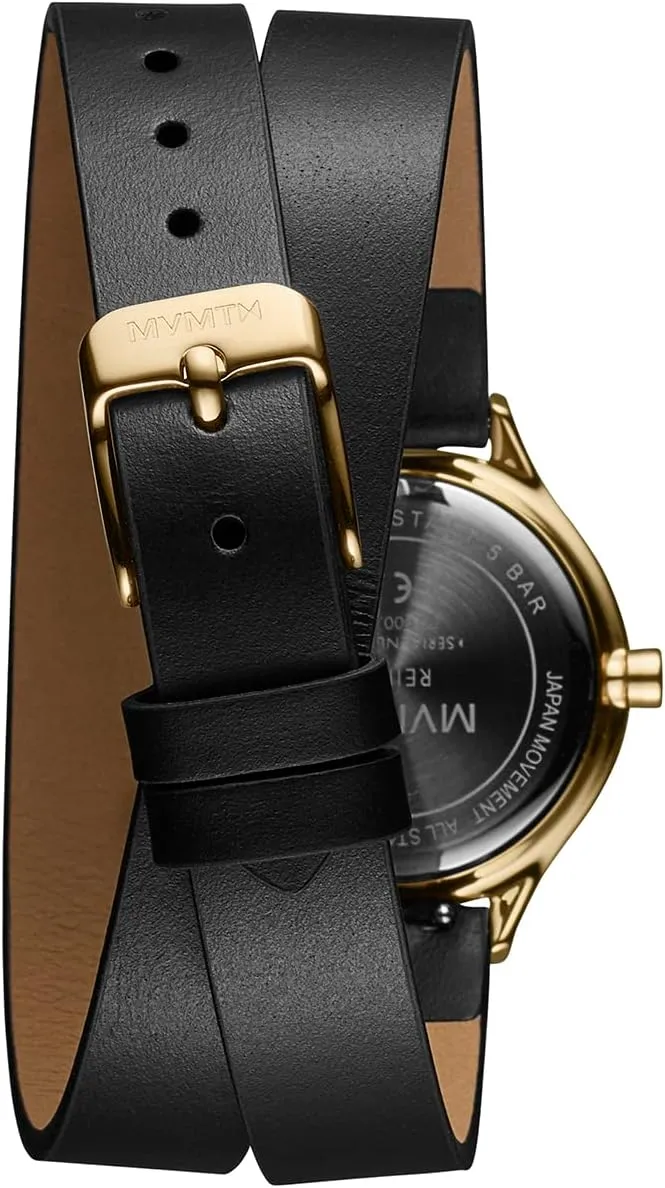 MVMT Reina Japanese Quartz Watch - Womens Wristwatch - 5 ATM/50 Meters Water-Resistant Analog Watch - Classic Bangle Watch for Women - Interchangeable Bands - 30mm