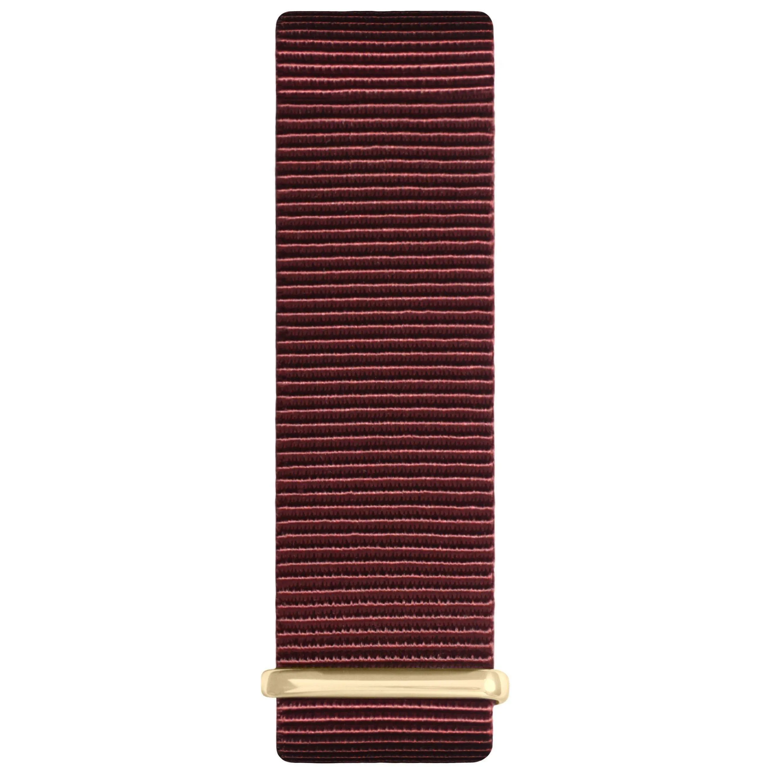 Nato Watch Strap- Maroon & Silver