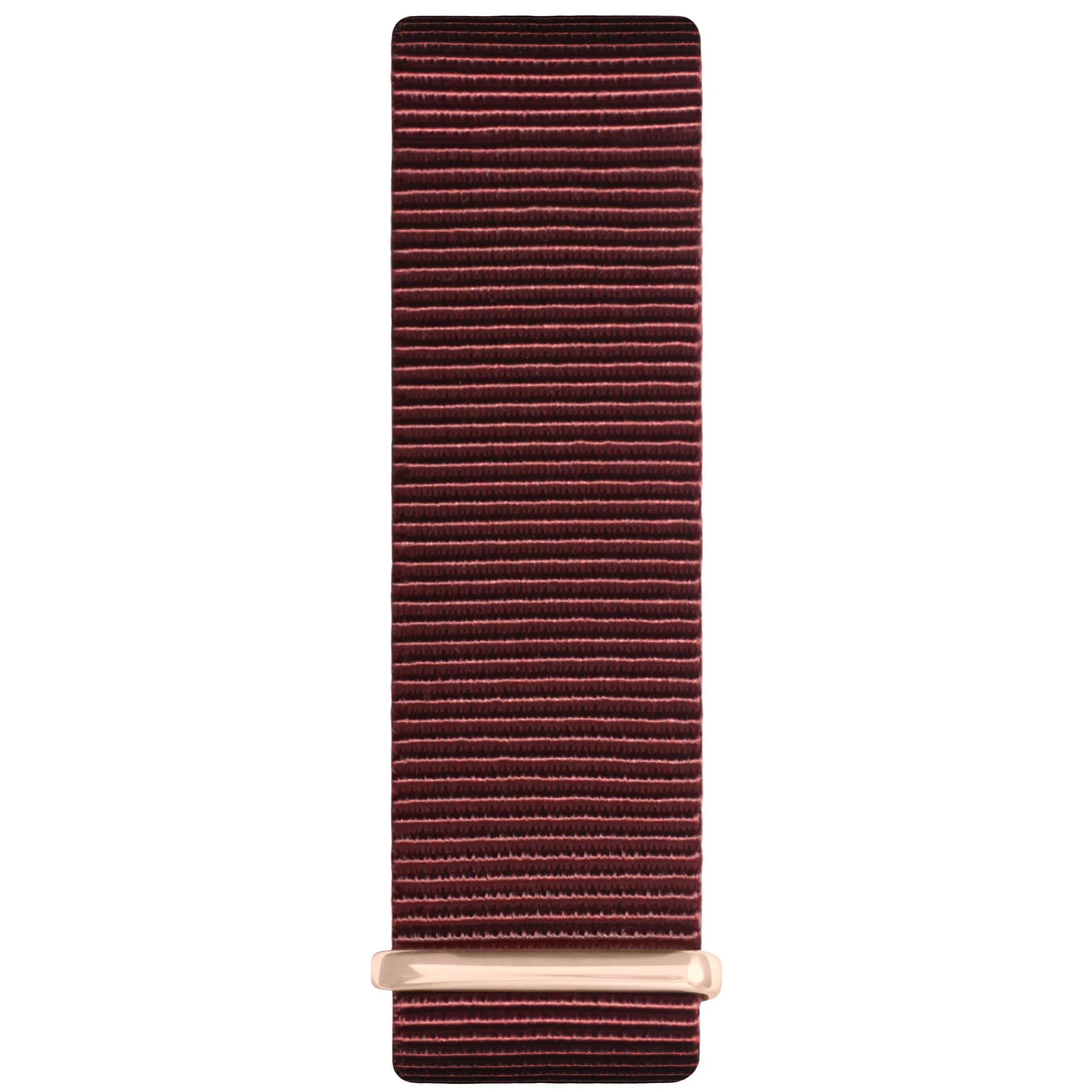 Nato Watch Strap- Maroon & Silver