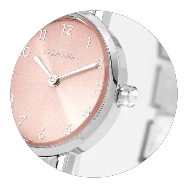 Oval Pink & CZ Bezel | Composable® Watch