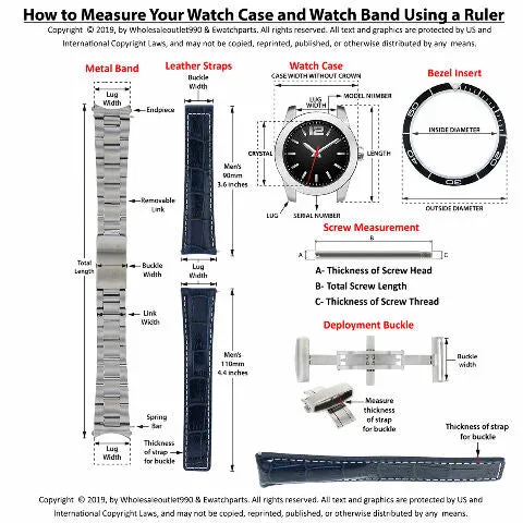OYSTER SOLID WATCH BAND LINK STAINLESS STEEL FOR ROLEX SUBMARINER MATTE 19MM HVY