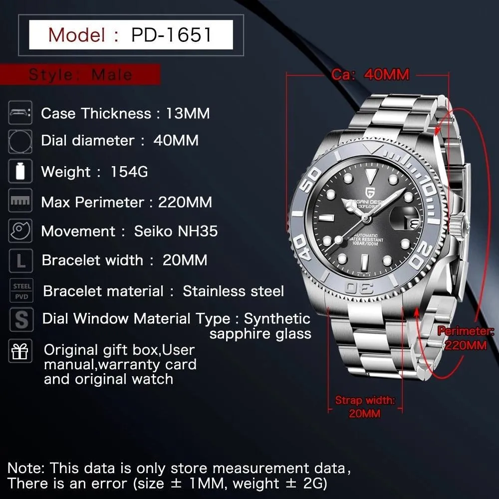 Pagani Design Yacht Master Homage Watches