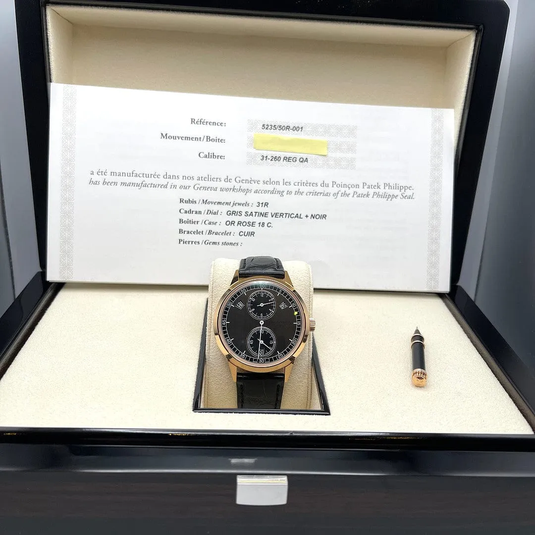 Patek Philippe Complications 5235/50R-001 Annual Calendar Regulator Display Rose Gold