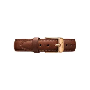 Petite 12mm St Mawes Brown Leather Watch Strap