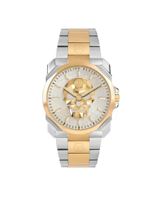 Philipp Plein Men 40 mm Size White Dial Analog Watch - PWLAA0722