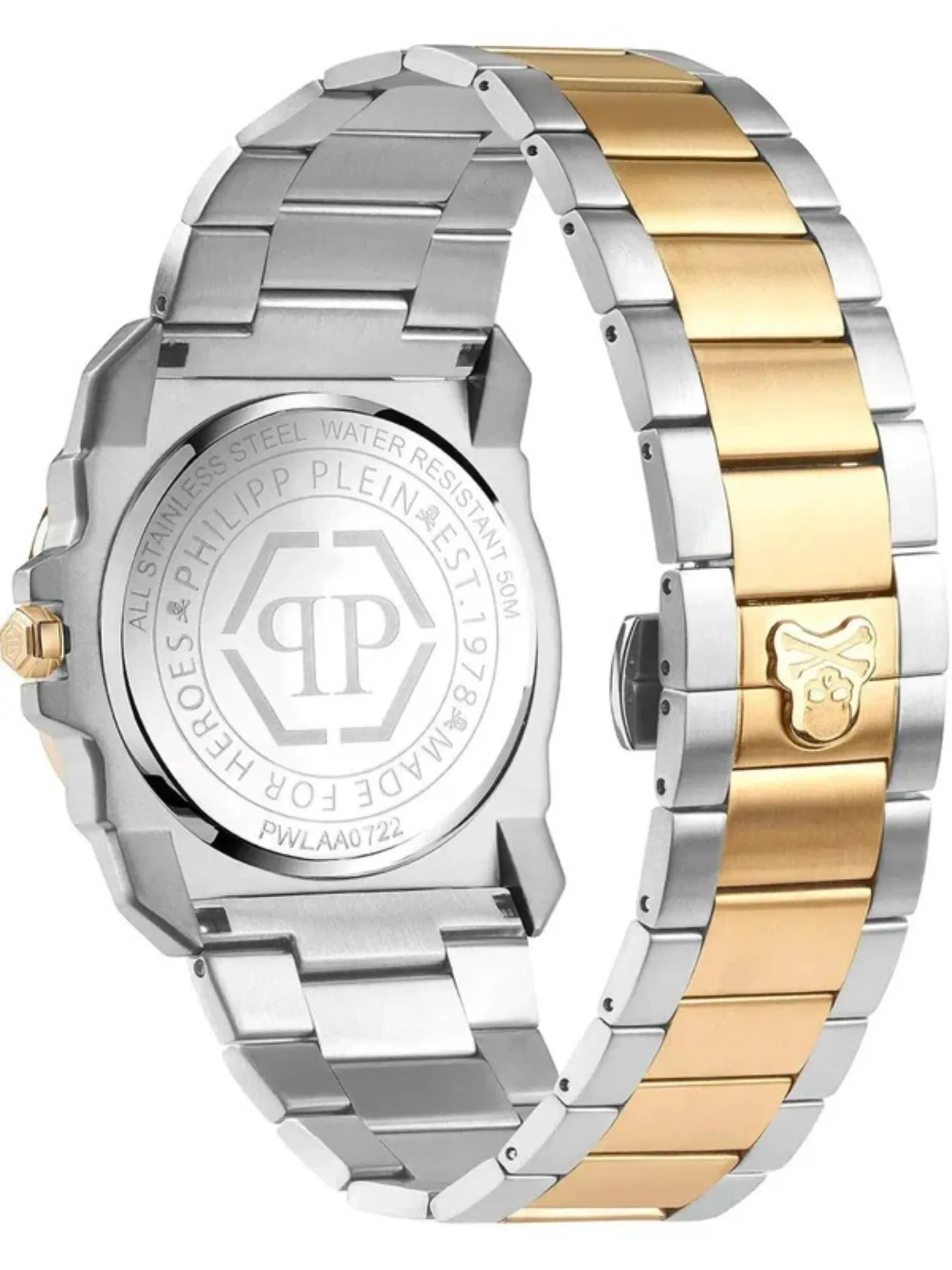Philipp Plein Men 40 mm Size White Dial Analog Watch - PWLAA0722