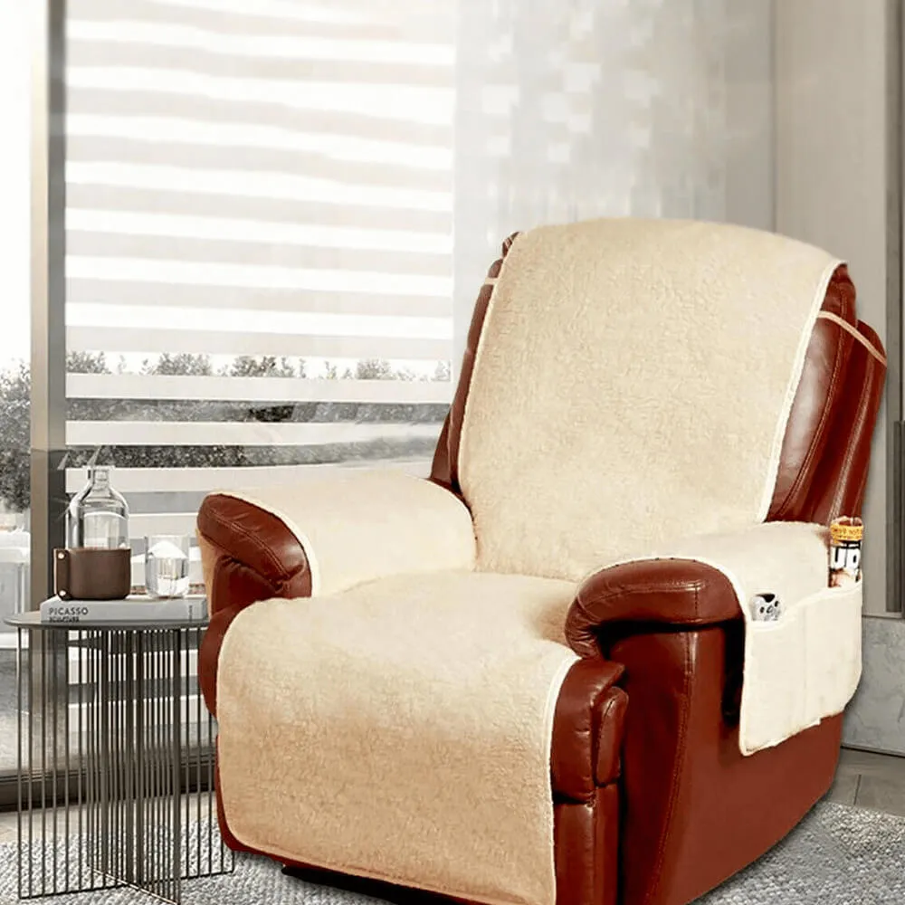 Protective Fleece Recliner Furniture Cover