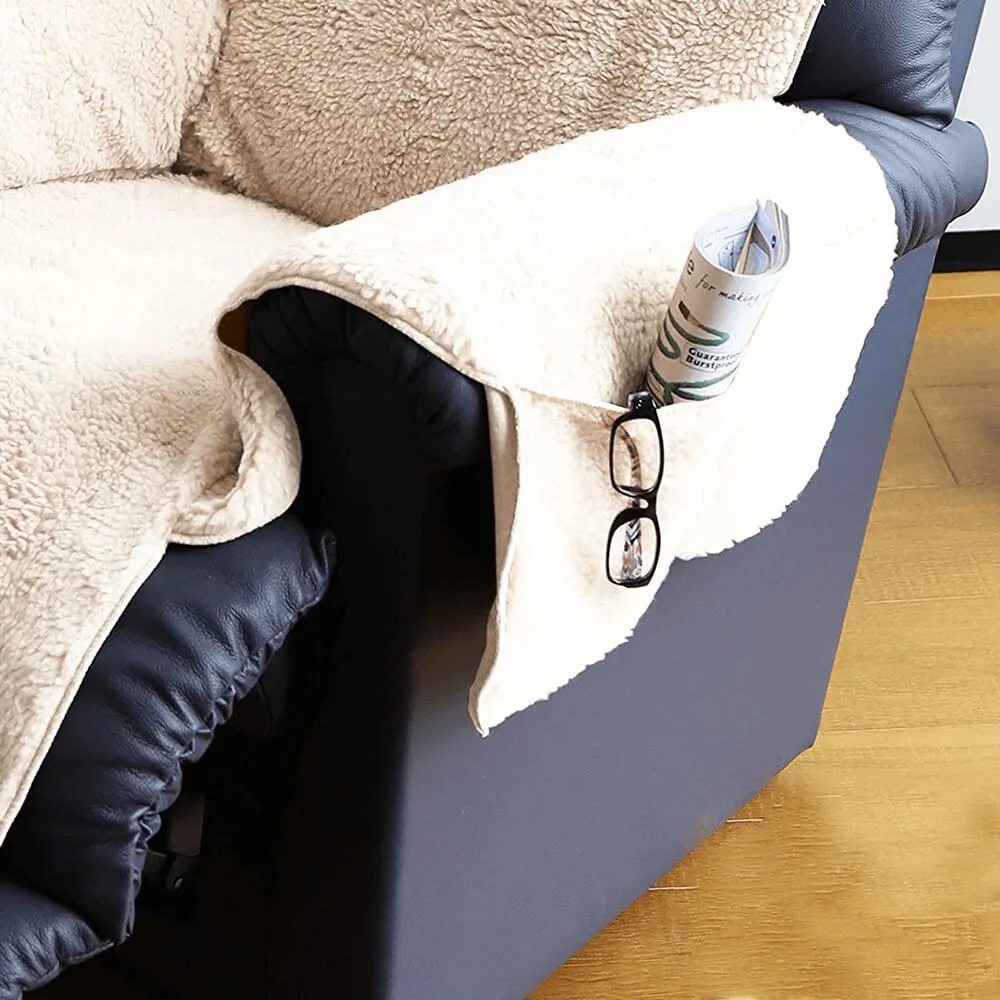 Protective Fleece Recliner Furniture Cover