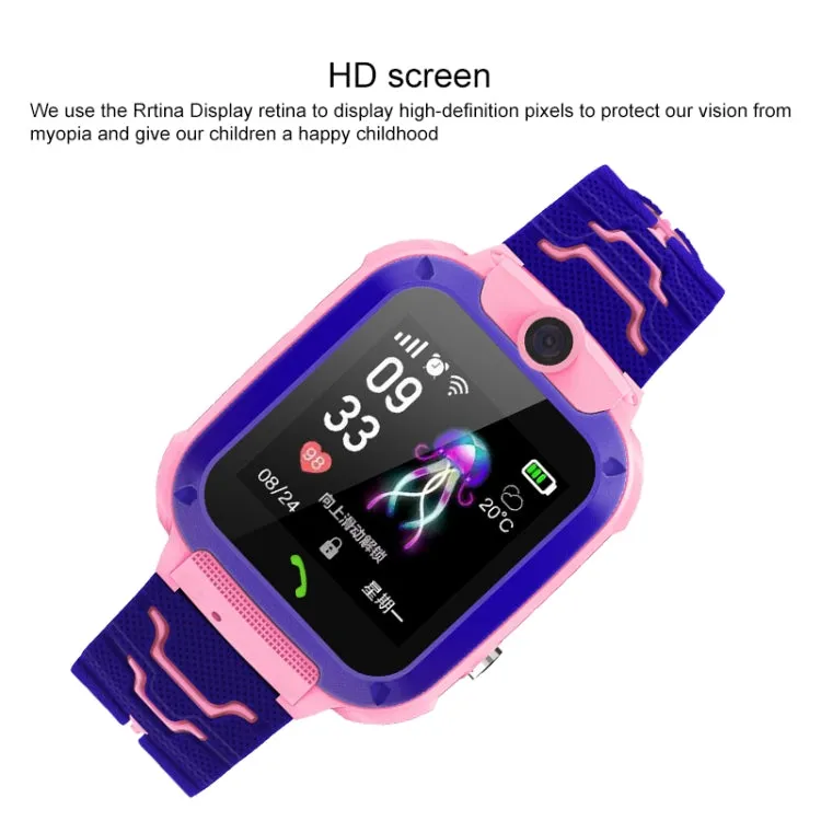 Q120 1.44 inch Color Screen Smartwatch for Children IP67 Waterproof, Support LBS Positioning / Two-way Dialing / One-key First-aid / Voice Monitoring / Setracker APP(Pink)