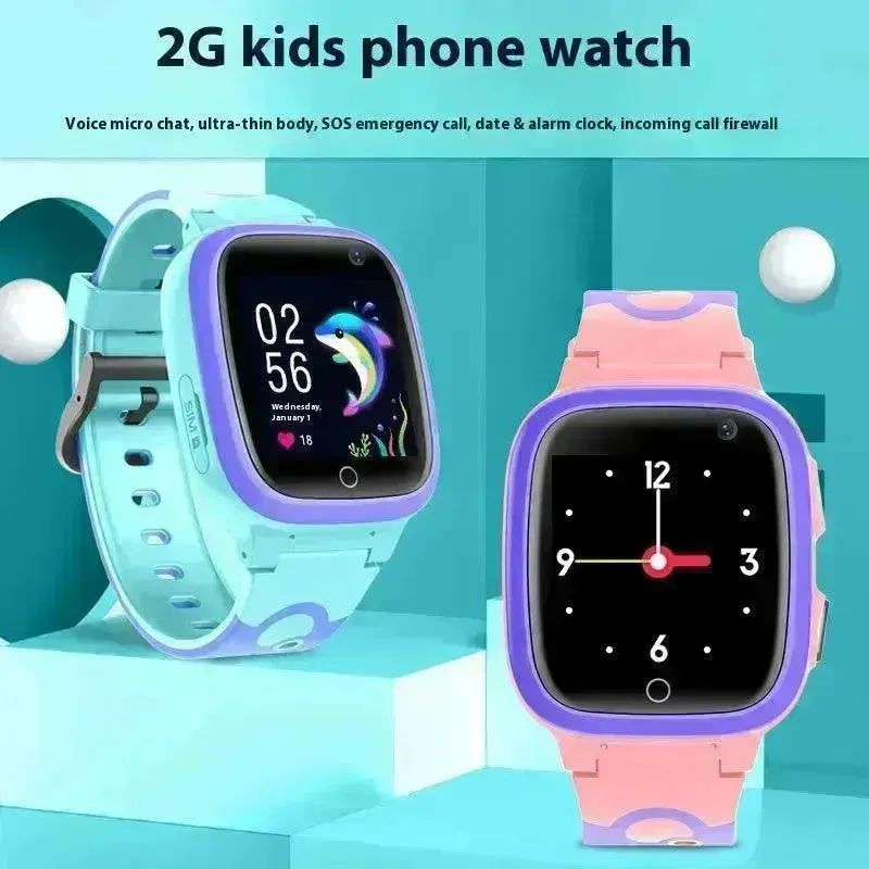 Q12S Children's Smart Positioning Watch Waterproof Photo Touch Screen Student Smart Watch