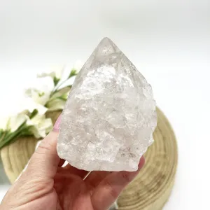 Quartz Polished Point Rough 6