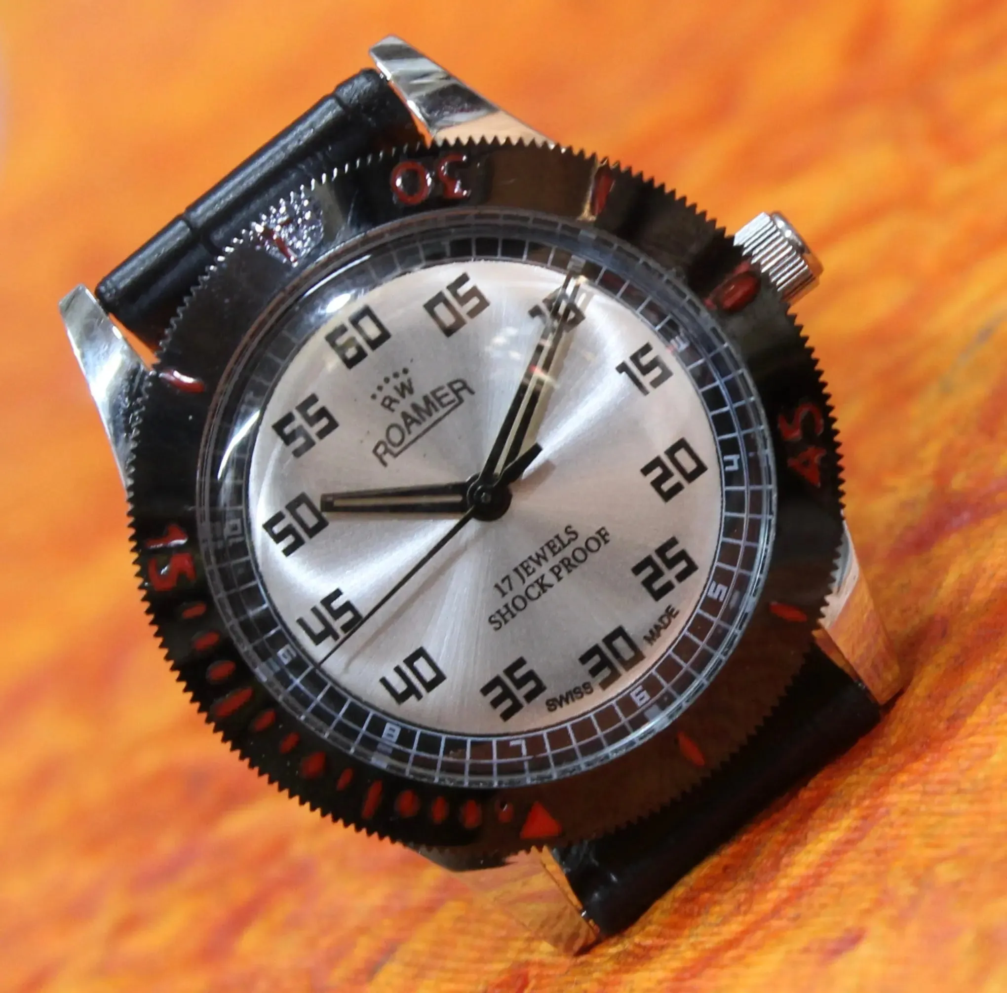 Roamer Swiss Watch 17 Jewels FHF ST96 Vintage Hand Wind Mechanical Movement