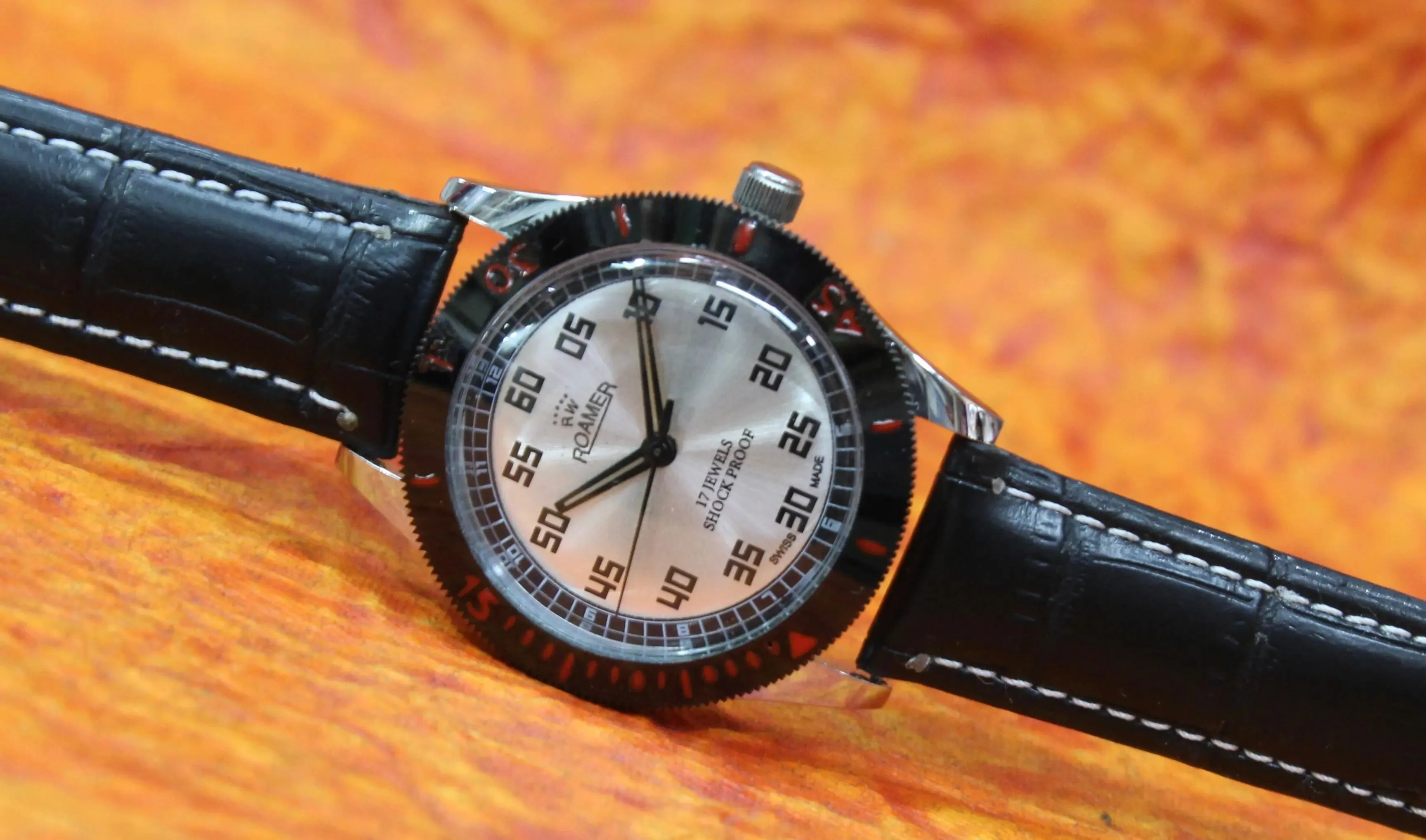 Roamer Swiss Watch 17 Jewels FHF ST96 Vintage Hand Wind Mechanical Movement
