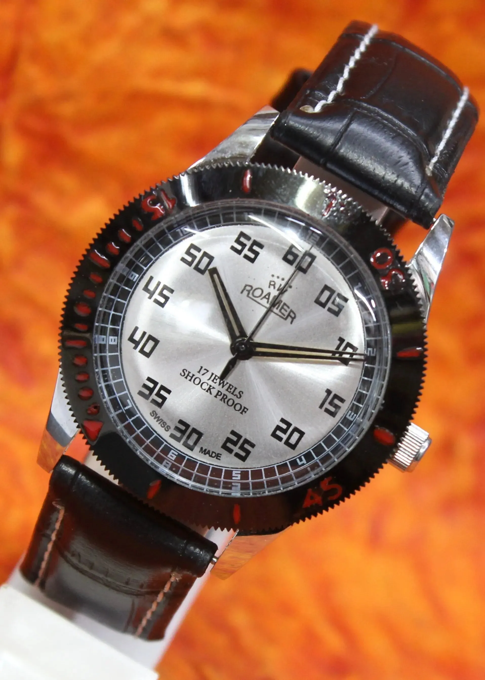Roamer Swiss Watch 17 Jewels FHF ST96 Vintage Hand Wind Mechanical Movement
