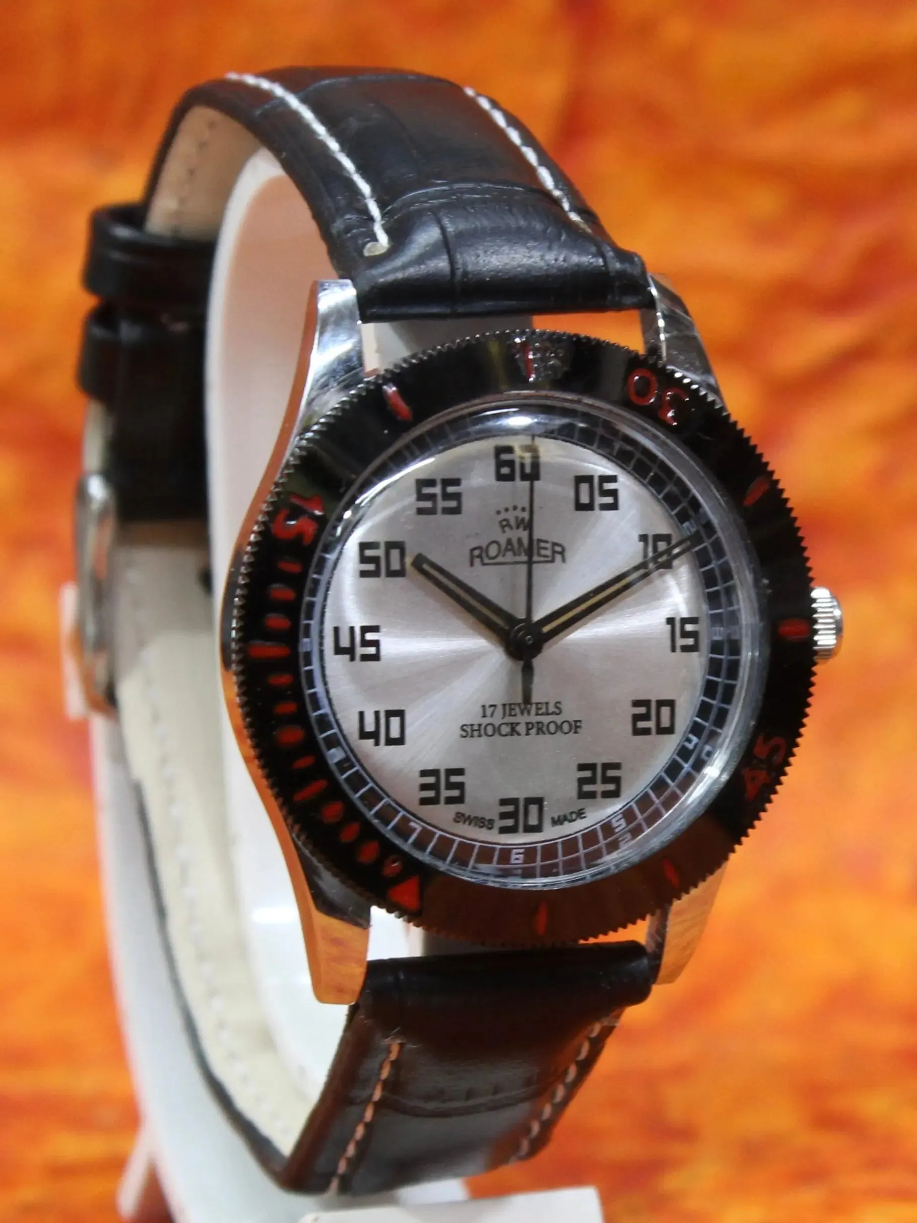 Roamer Swiss Watch 17 Jewels FHF ST96 Vintage Hand Wind Mechanical Movement