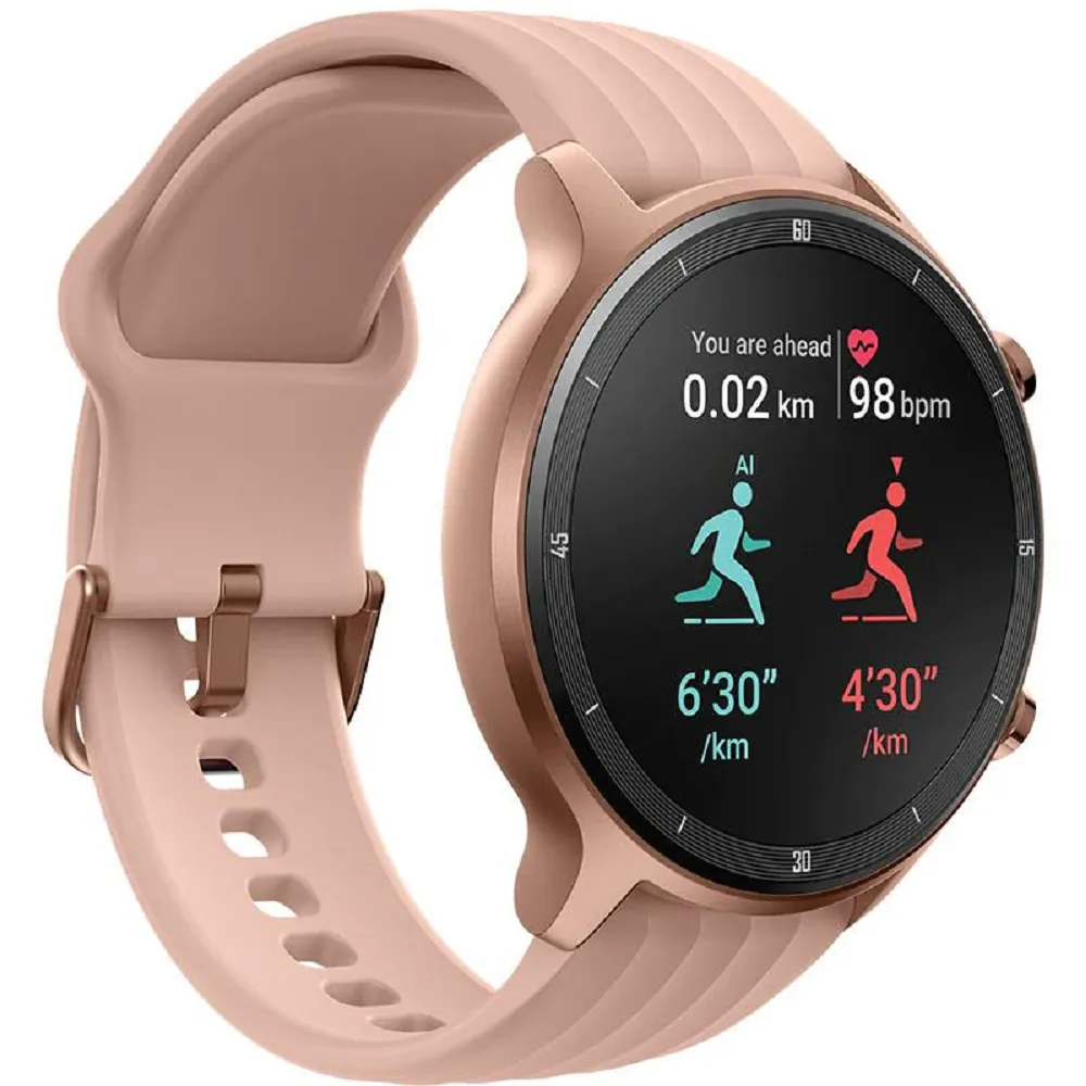Ryze Flex Smart Watch - Rose Gold with Pink Strap
