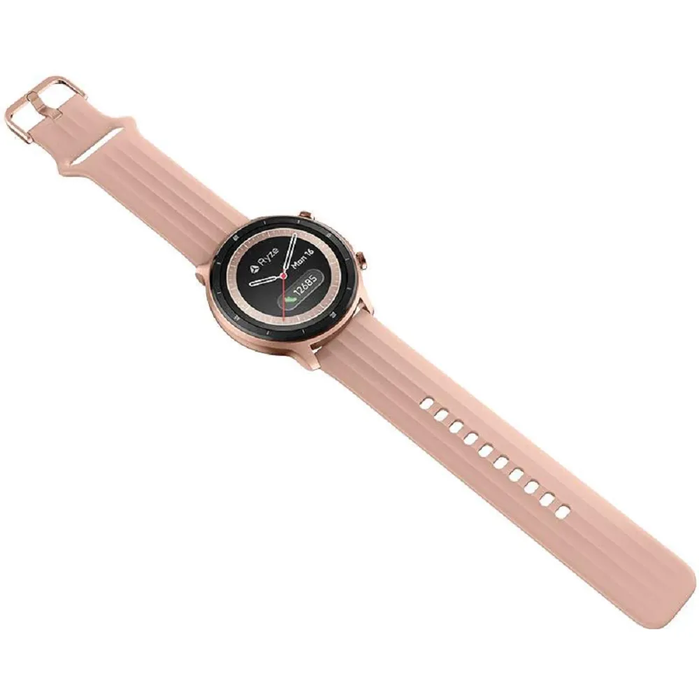 Ryze Flex Smart Watch - Rose Gold with Pink Strap