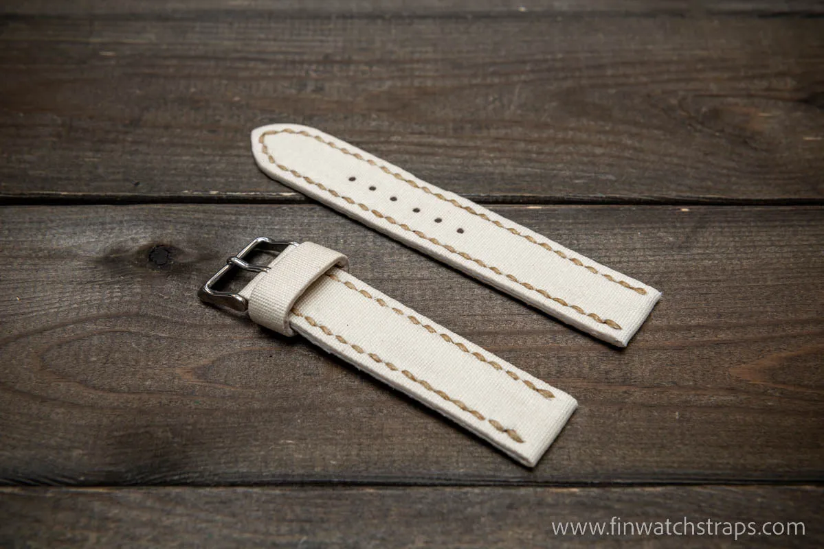 Sailcloth Marine Canvas handmade watch straps by FinWatchStraps®
