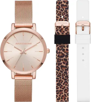 Skechers SR9029 Women's Quartz Watch and Interchangeable Band Gift Set