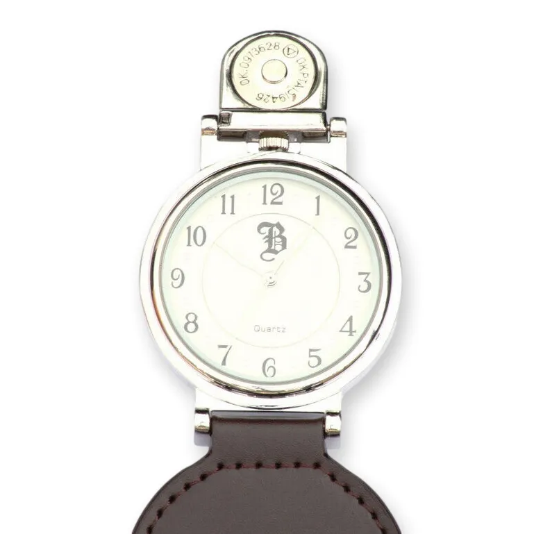 Spaniel Leather Fob Watch With Gift Boxed