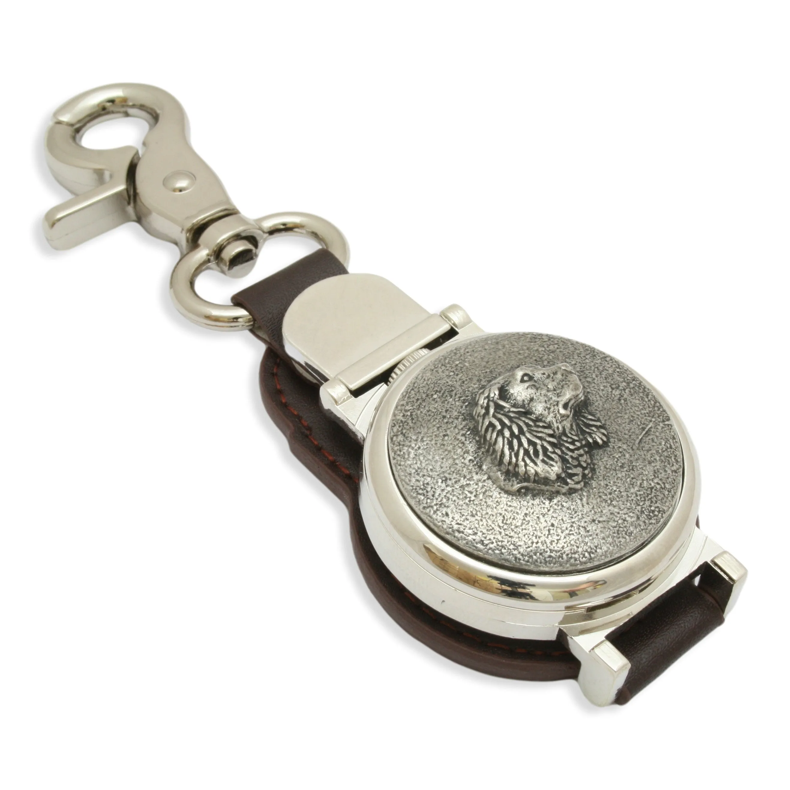 Spaniel Leather Fob Watch With Gift Boxed
