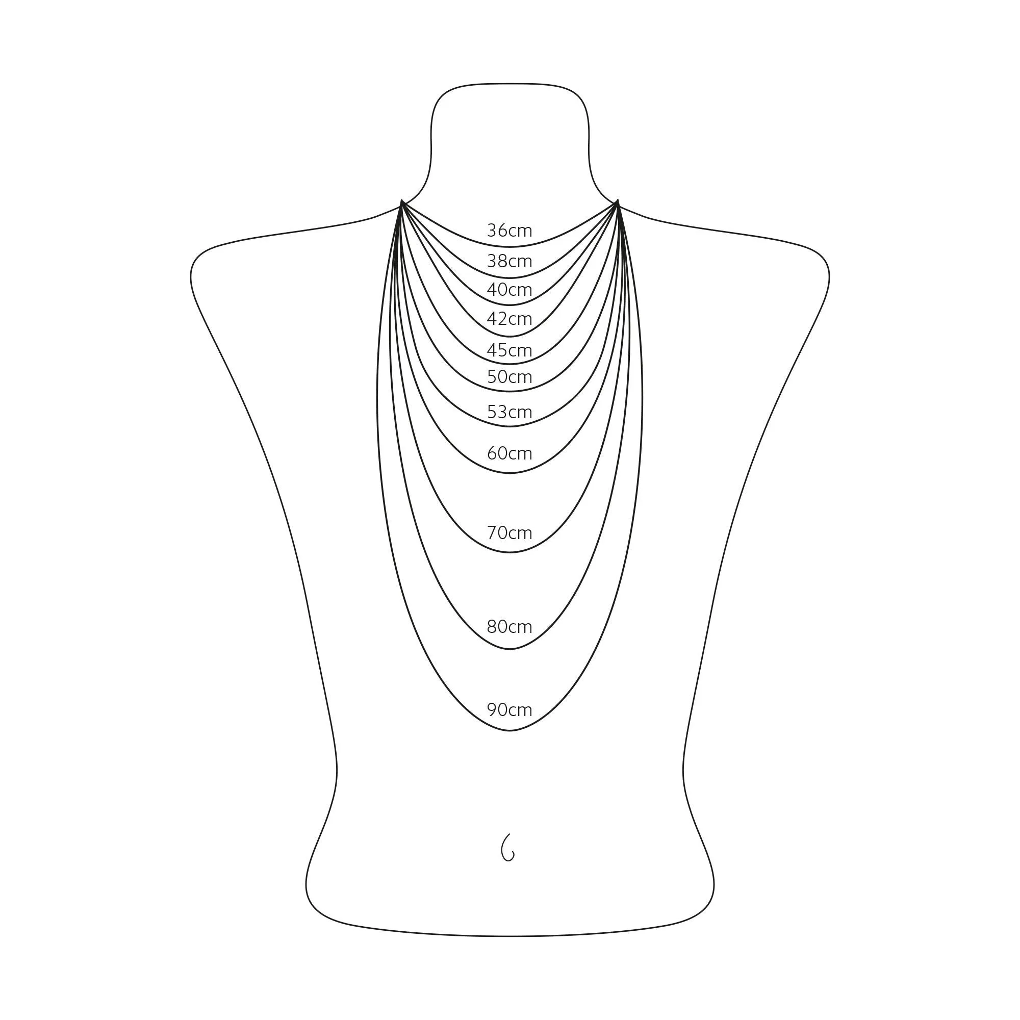THOMAS SABO Necklace with letter pendant D and white zirconia - silver