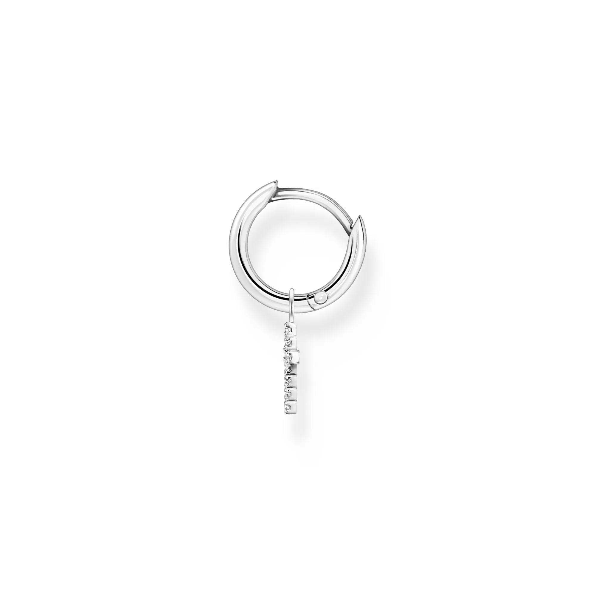 Thomas Sabo Single hoop earring with cross prendant silver