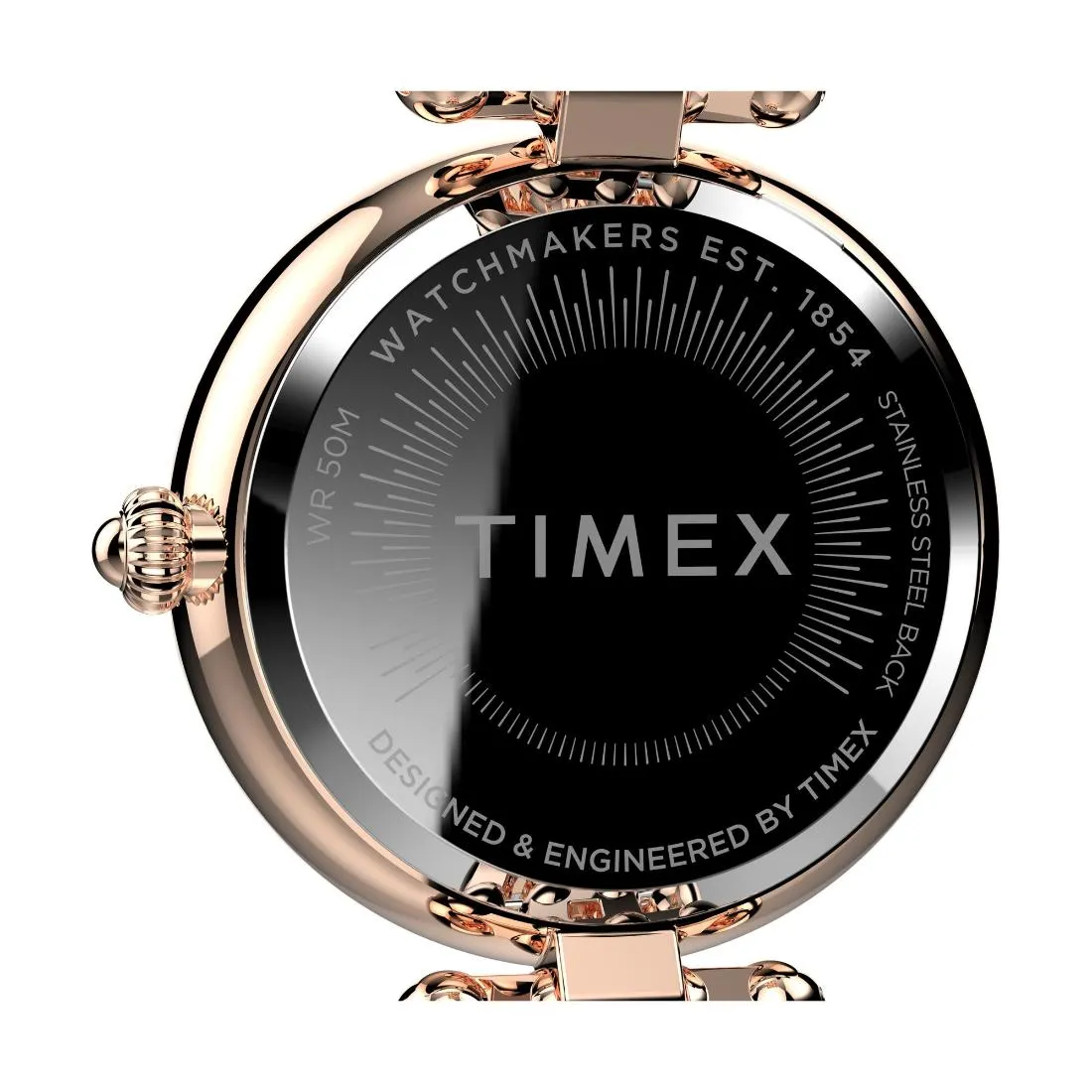 Timex Women 34 mm Size Pink Dial Analog Watch -TW2V02800