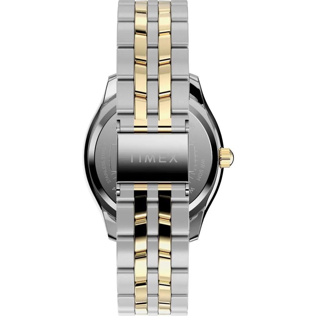 Timex Women 36 mm Size Silver-Tone Dial Analog Watch -TW2W17700