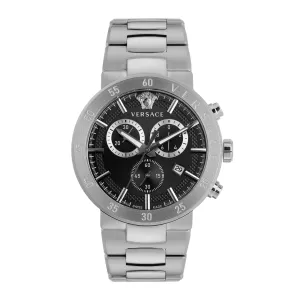 Versace Black Dial Analog Men Watch - VEPY00520