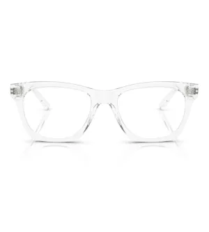 Versace Men's Crystal Square Optical Frame