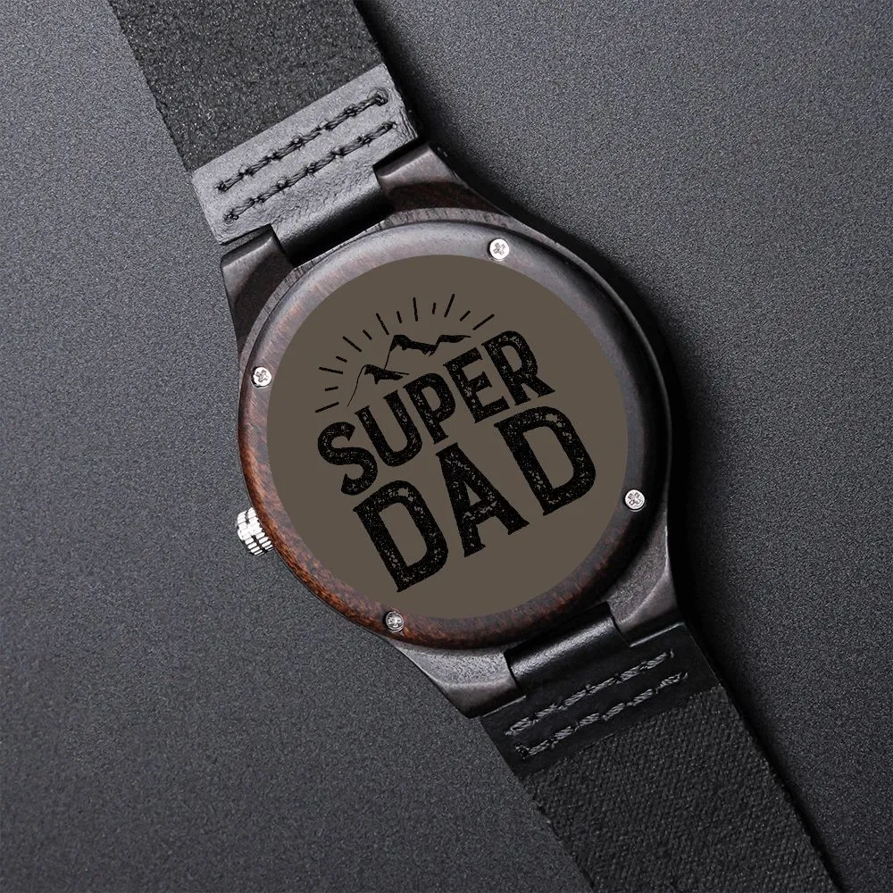 Watch for Dad, Husband Gifts for Dad Super Dad Quartz Watch Gift