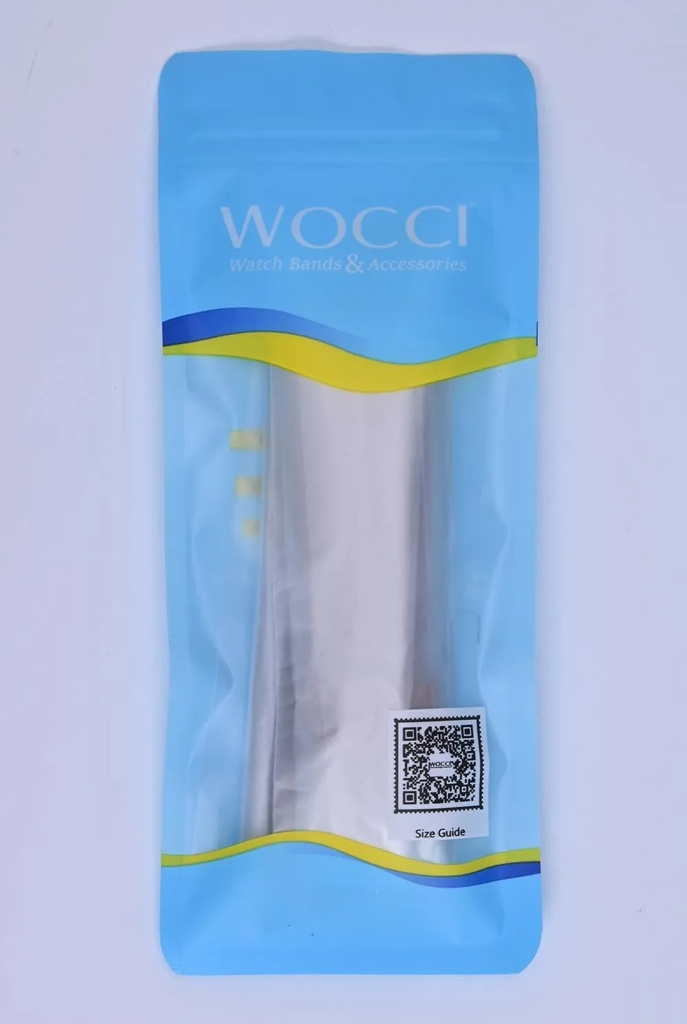WOCCI 20mm Silicone Watch Band, Quick Release Rubber Replacement Strap with Silver Stainless Steel Buckle (Military Green)