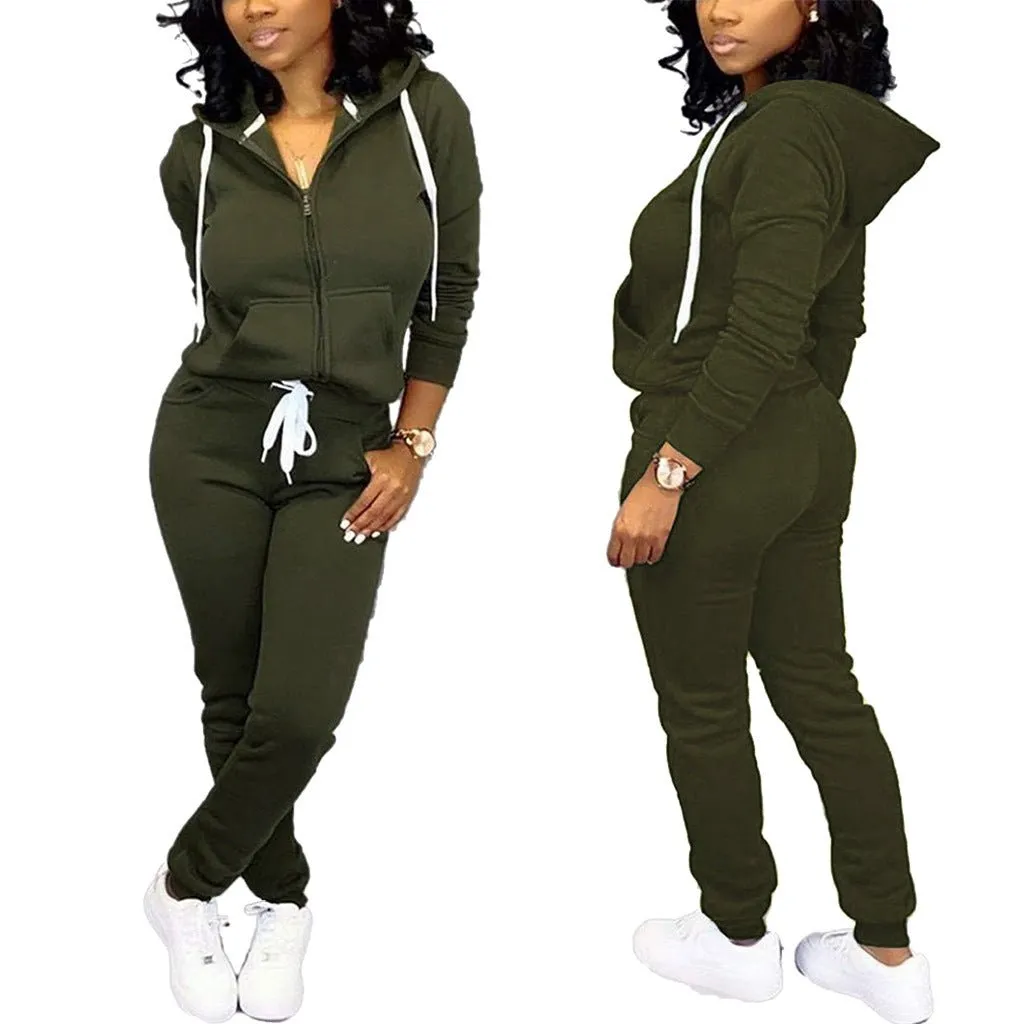 Women 2 Piece Sportwear Set