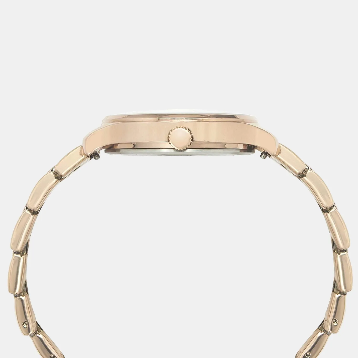 Women Rose Gold Analog Stainless Steel Watch TWEL14803